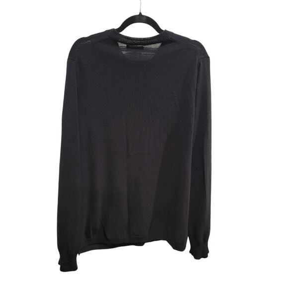 J Crew Destination Sweater Pullover Men's Sz M Long Sleeve Workwear Black - Picture 2 of 10